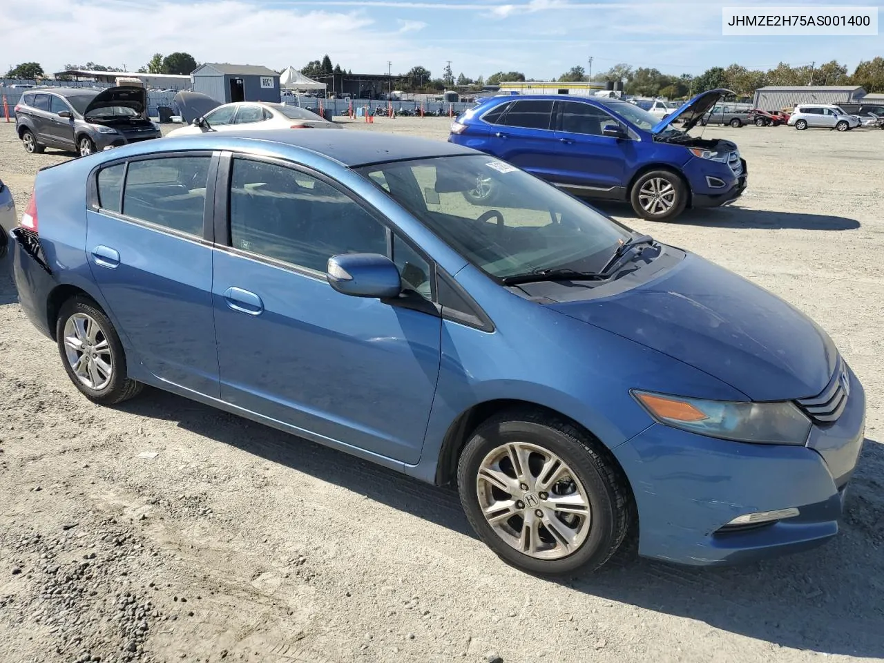 2010 Honda Insight Ex VIN: JHMZE2H75AS001400 Lot: 75128764