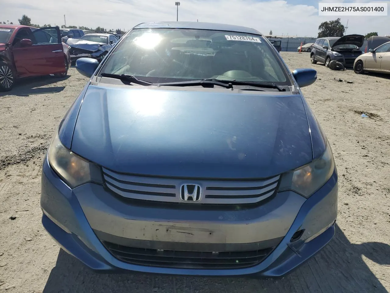 2010 Honda Insight Ex VIN: JHMZE2H75AS001400 Lot: 75128764