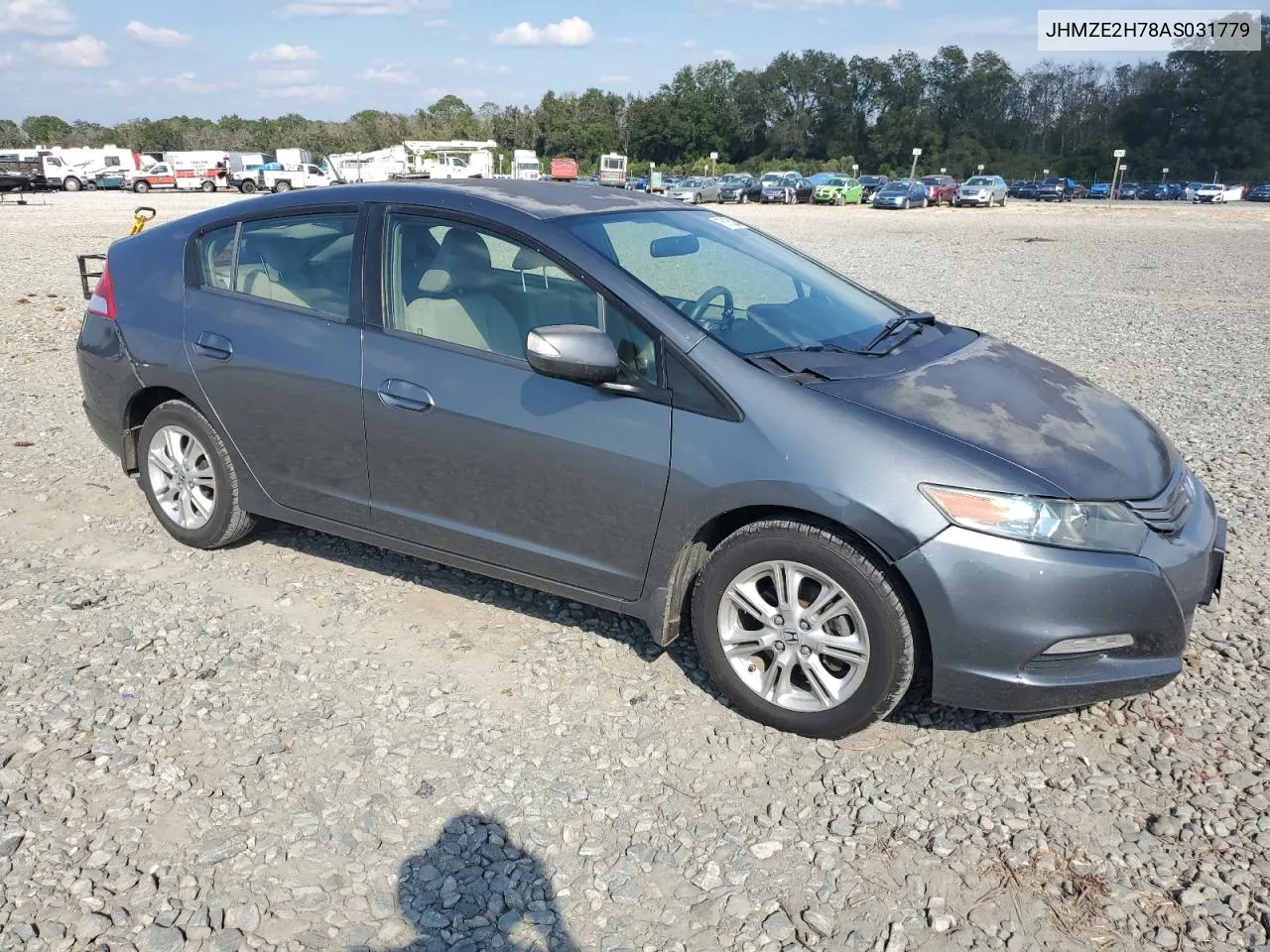 2010 Honda Insight Ex VIN: JHMZE2H78AS031779 Lot: 75165324