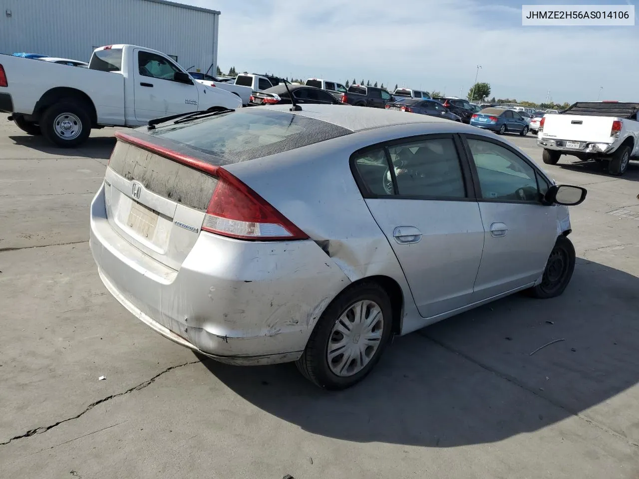 2010 Honda Insight Lx VIN: JHMZE2H56AS014106 Lot: 75321434