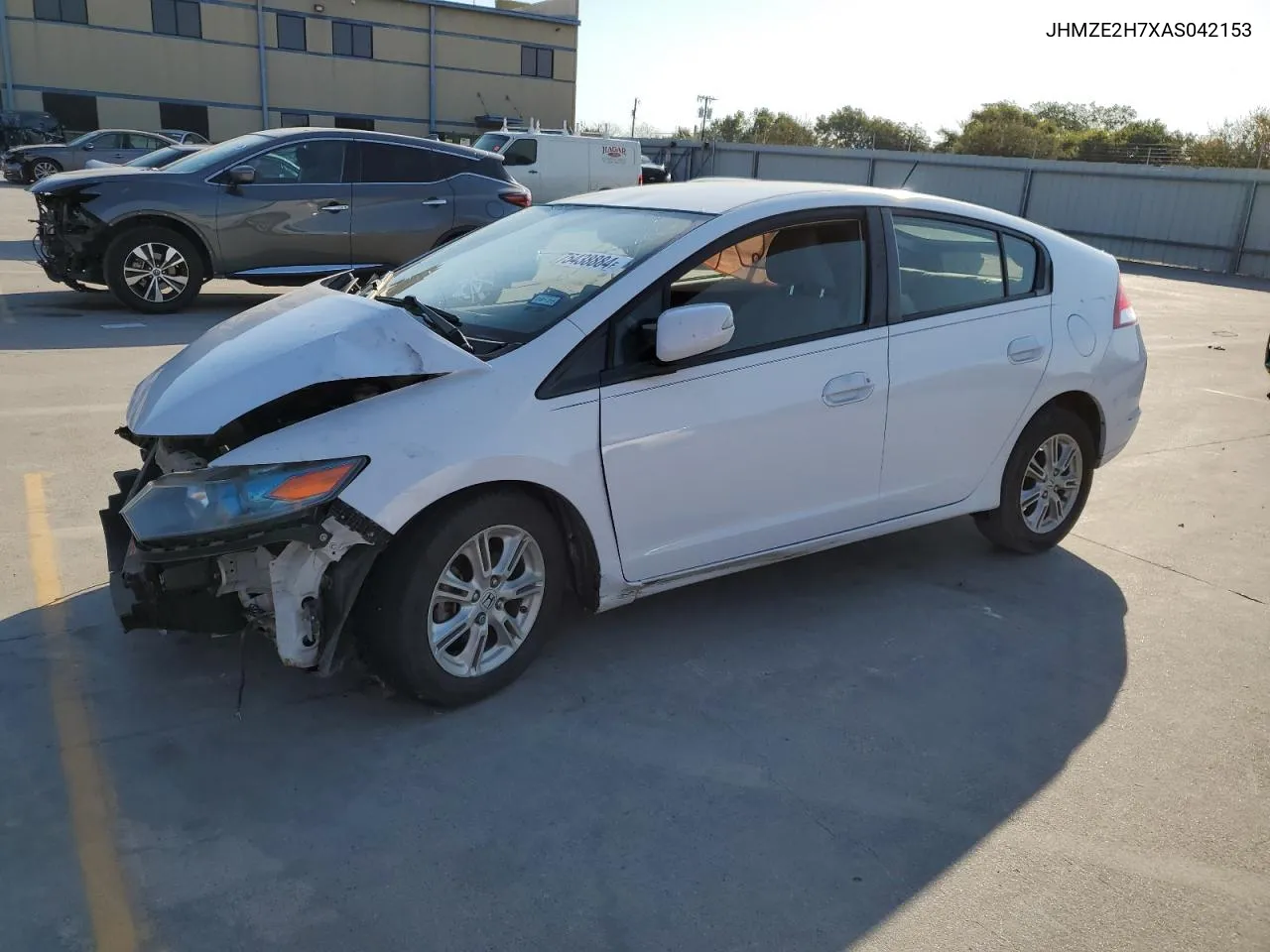 2010 Honda Insight Ex VIN: JHMZE2H7XAS042153 Lot: 75438884