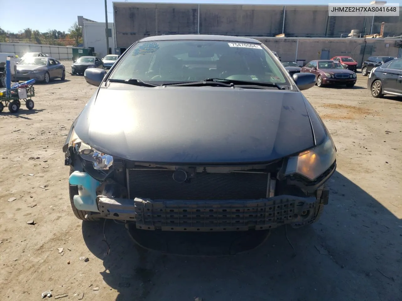 2010 Honda Insight Ex VIN: JHMZE2H7XAS041648 Lot: 75470504