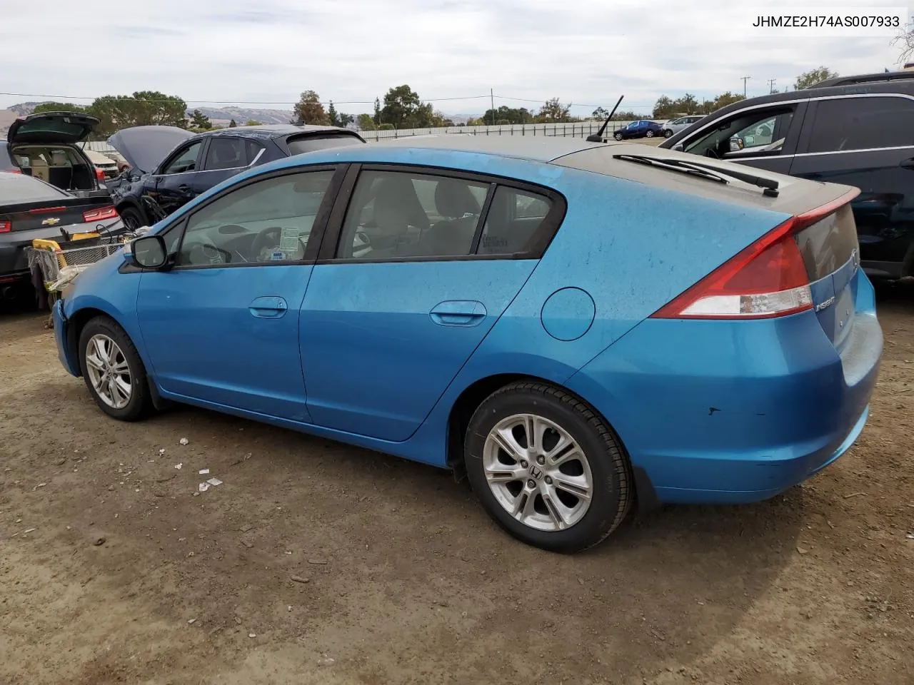 2010 Honda Insight Ex VIN: JHMZE2H74AS007933 Lot: 75679644