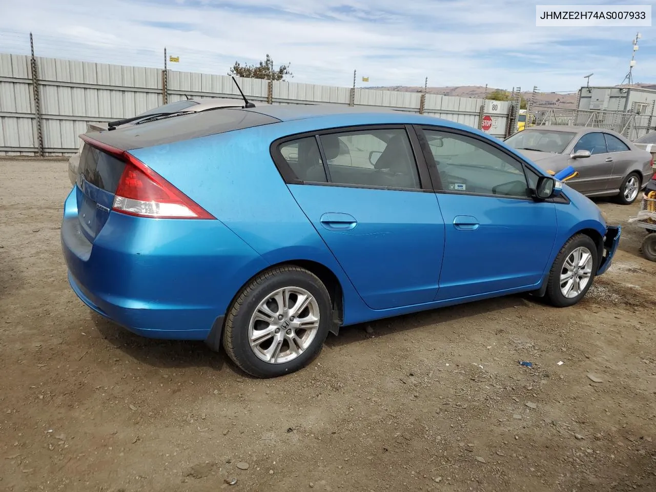 2010 Honda Insight Ex VIN: JHMZE2H74AS007933 Lot: 75679644