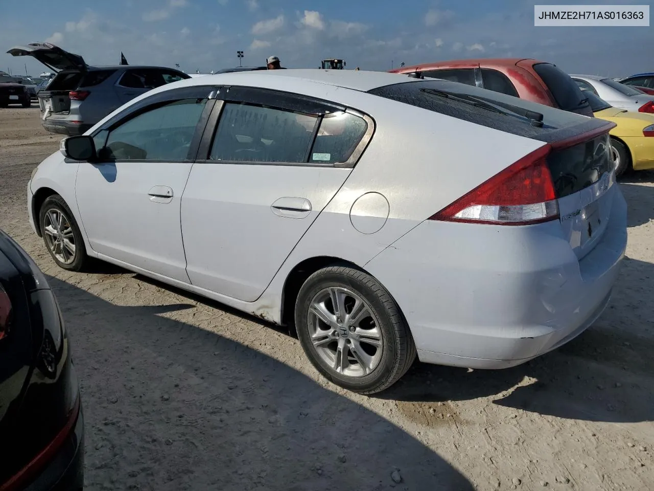 2010 Honda Insight Ex VIN: JHMZE2H71AS016363 Lot: 76410504