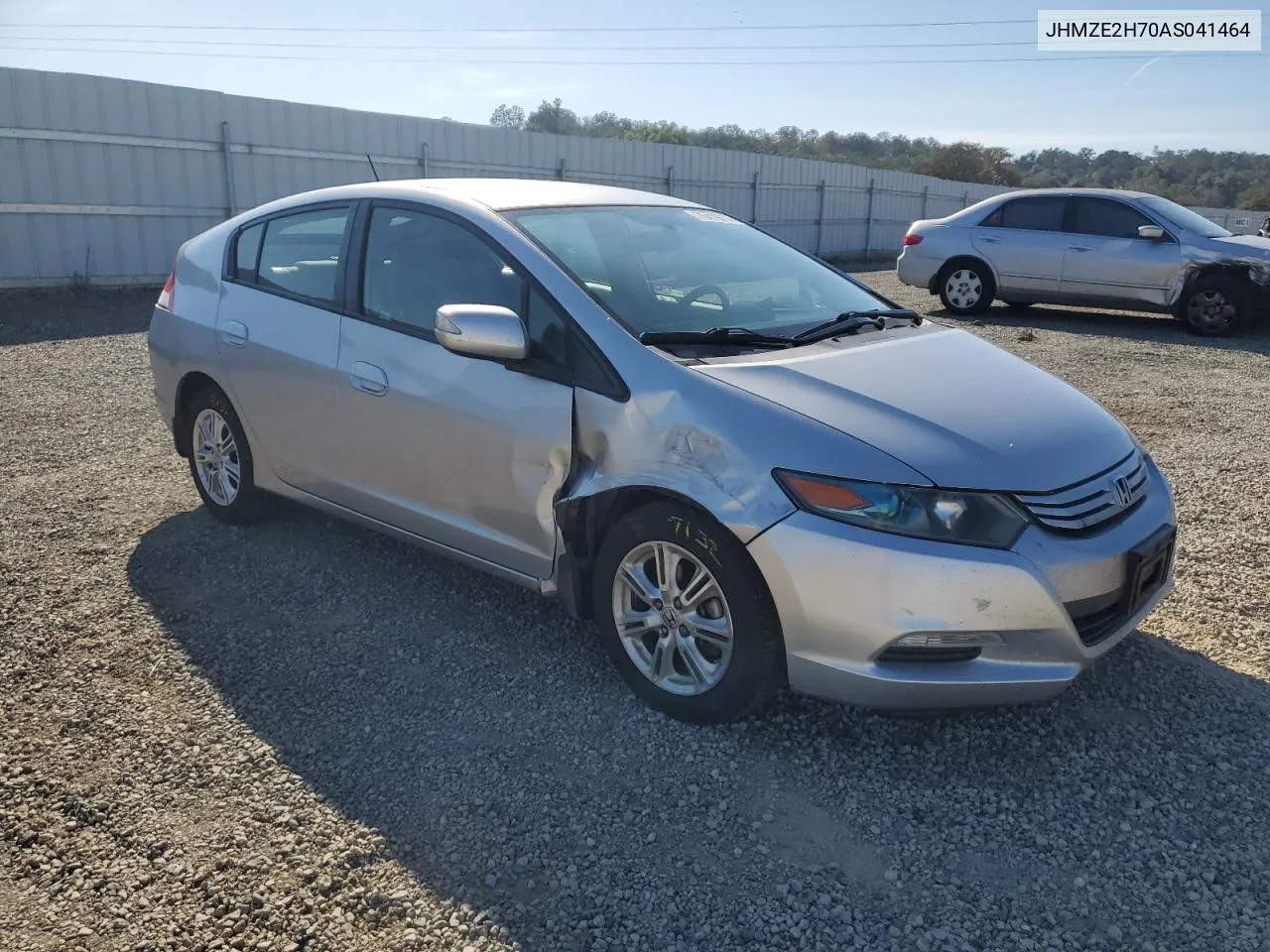 2010 Honda Insight Ex VIN: JHMZE2H70AS041464 Lot: 76419074