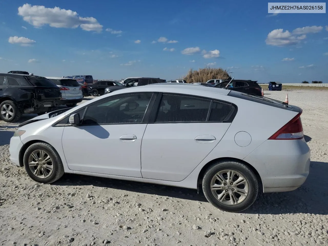 2010 Honda Insight Ex VIN: JHMZE2H76AS026158 Lot: 77567064