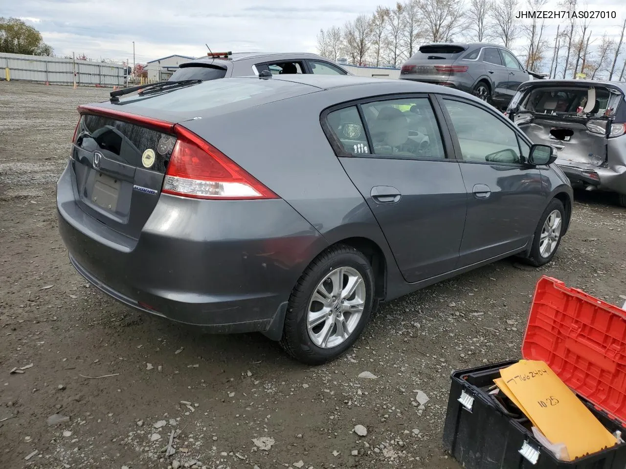 2010 Honda Insight Ex VIN: JHMZE2H71AS027010 Lot: 77662404