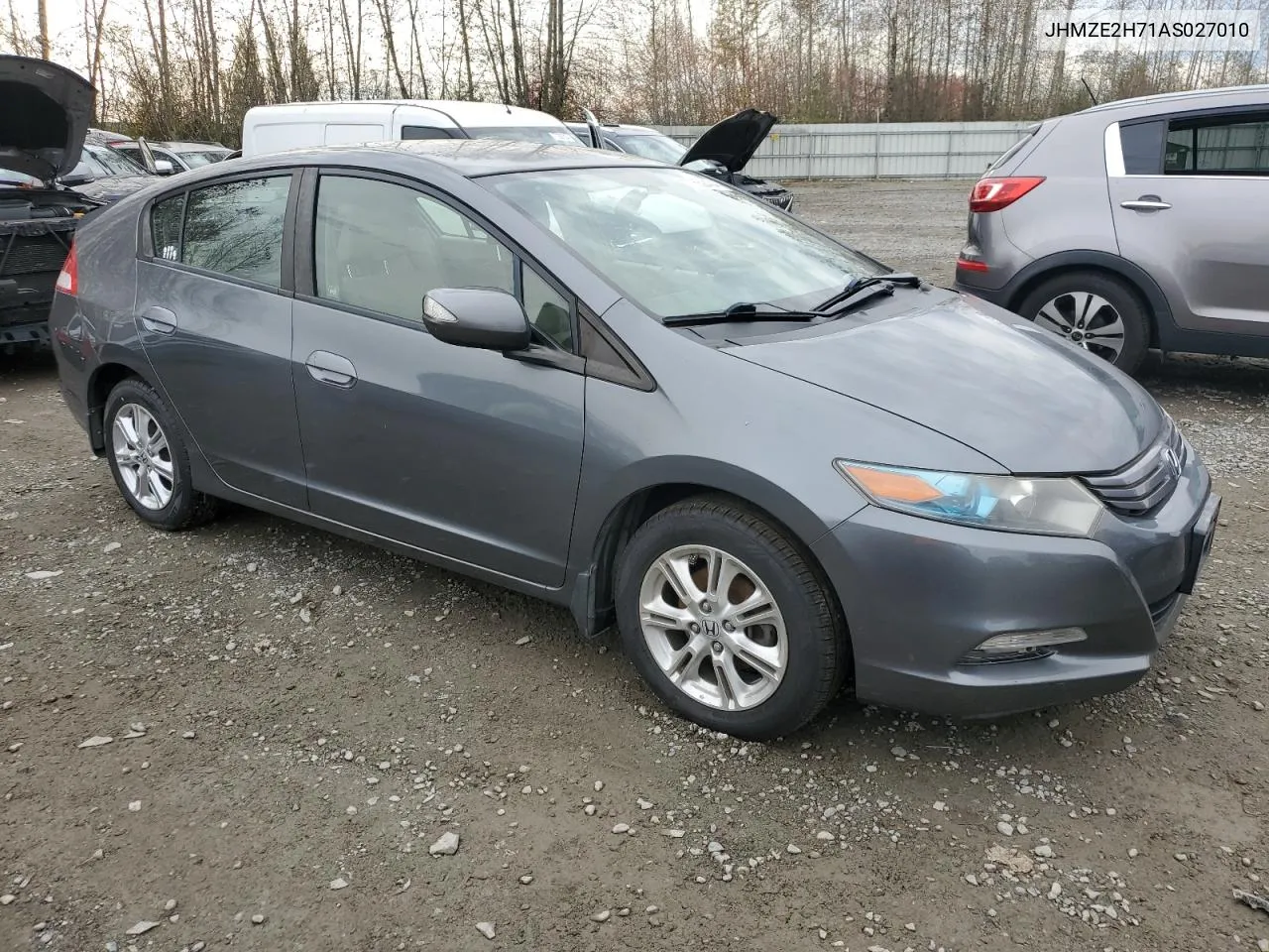 2010 Honda Insight Ex VIN: JHMZE2H71AS027010 Lot: 77662404