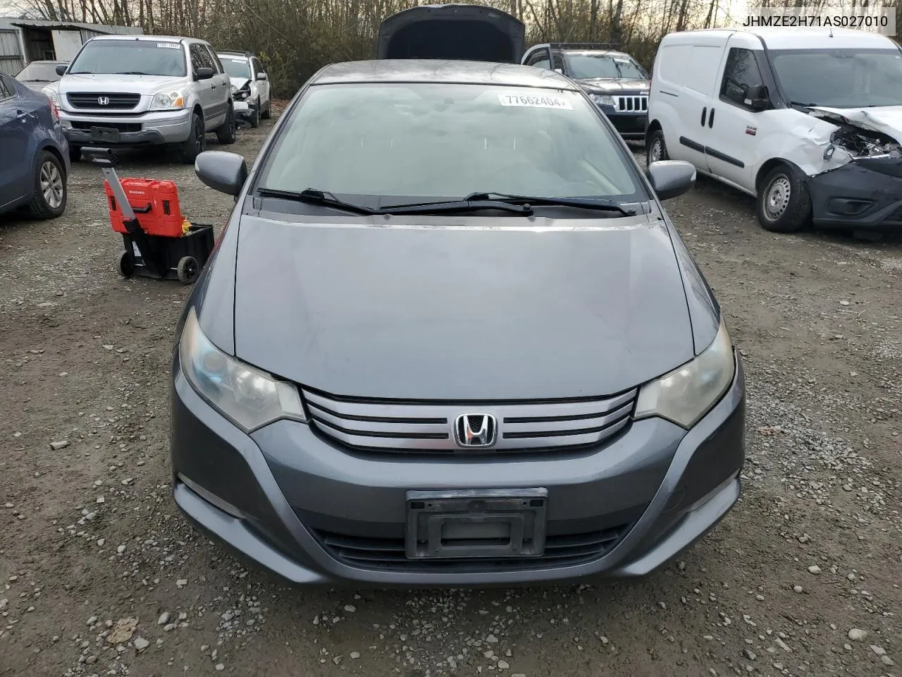 2010 Honda Insight Ex VIN: JHMZE2H71AS027010 Lot: 77662404