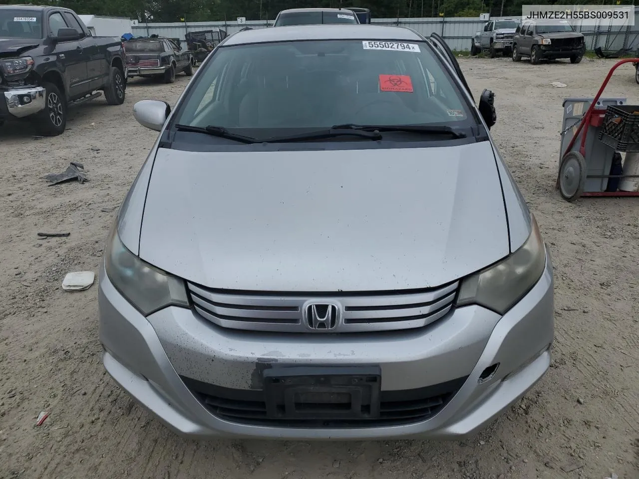 2011 Honda Insight Lx VIN: JHMZE2H55BS009531 Lot: 55502794