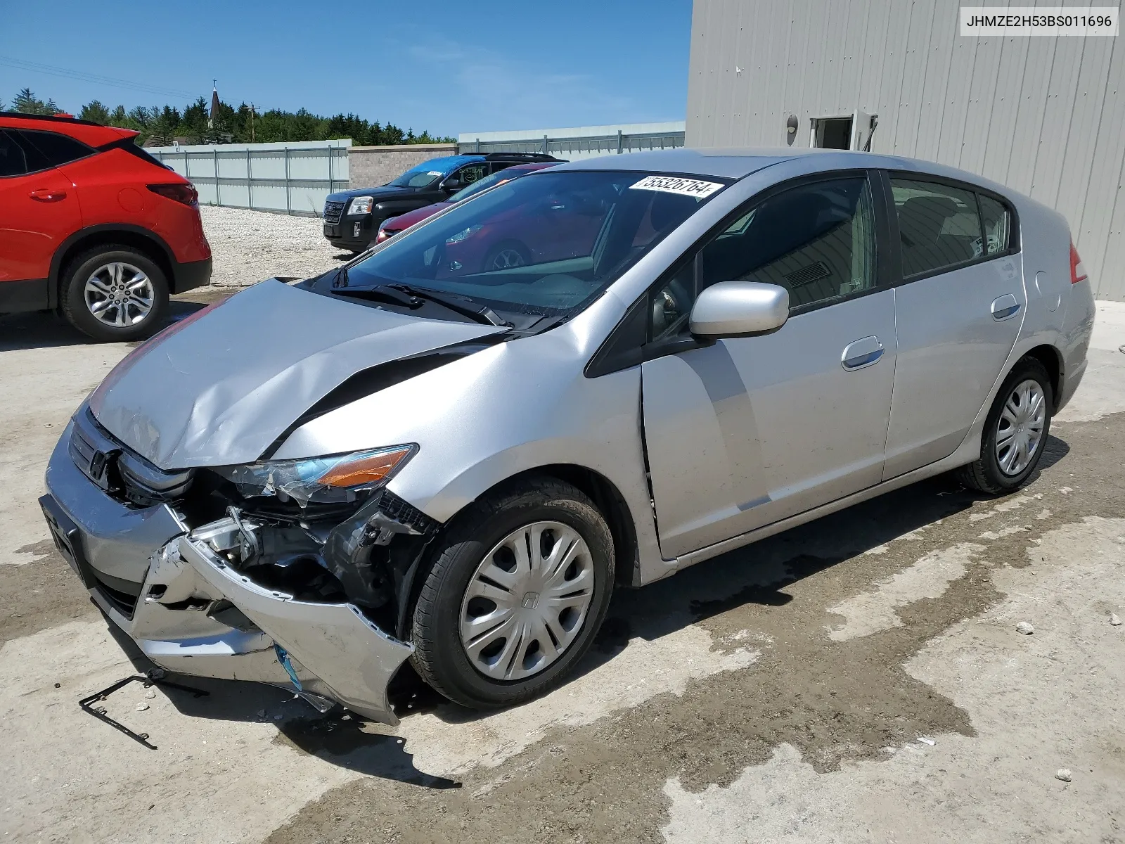 2011 Honda Insight Lx VIN: JHMZE2H53BS011696 Lot: 67472244