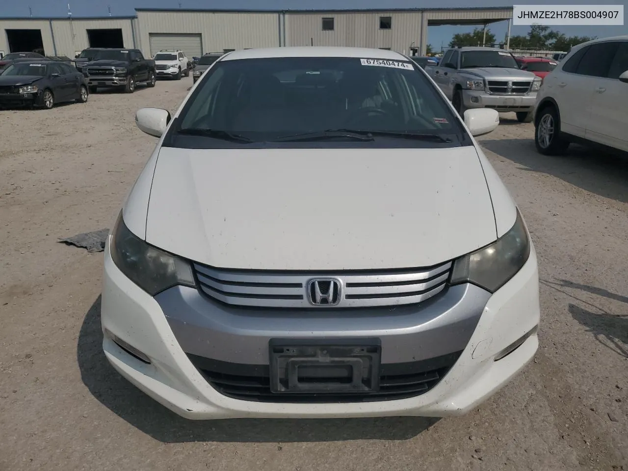 2011 Honda Insight Ex VIN: JHMZE2H78BS004907 Lot: 67540474