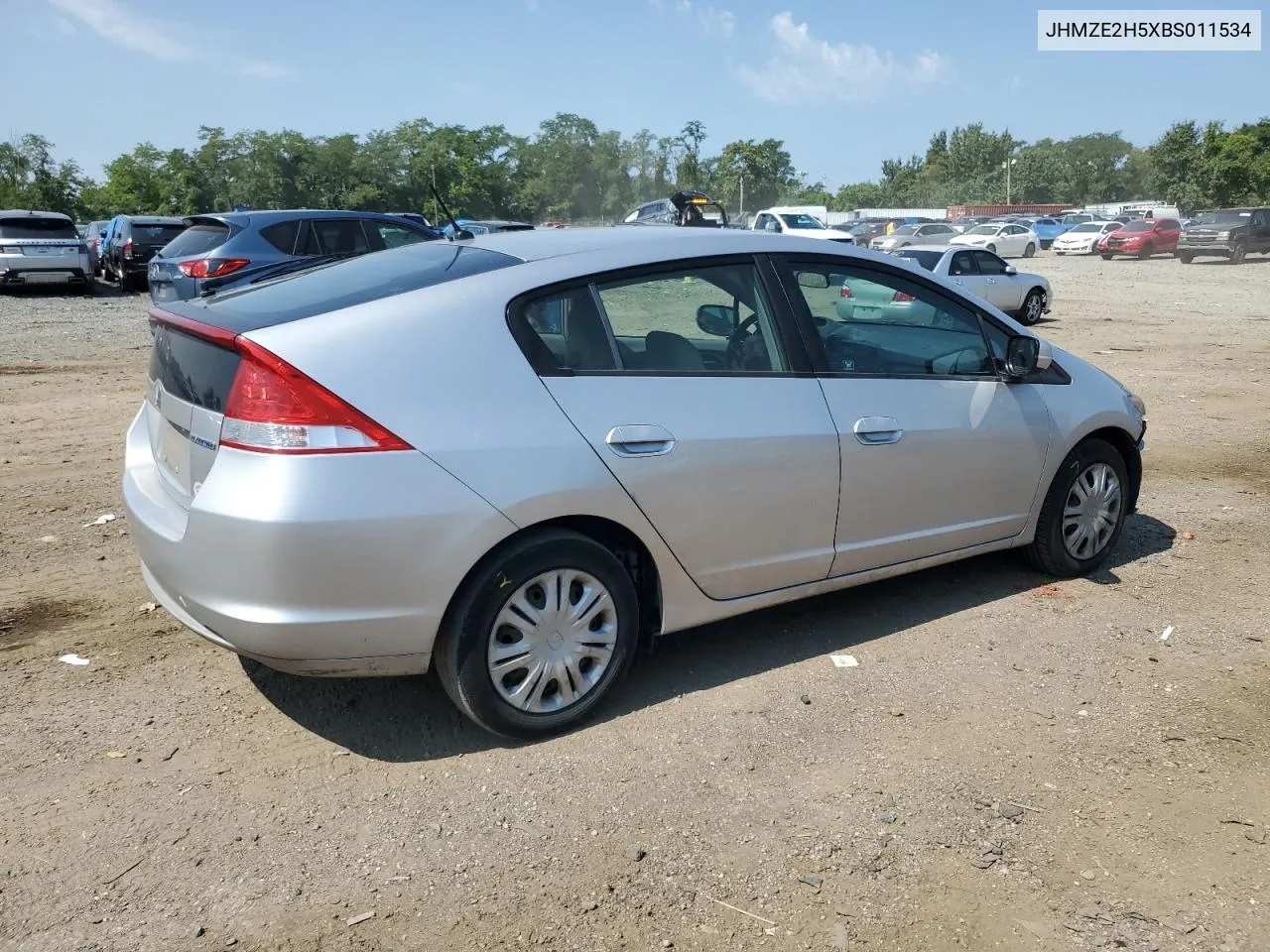 2011 Honda Insight Lx VIN: JHMZE2H5XBS011534 Lot: 69874584