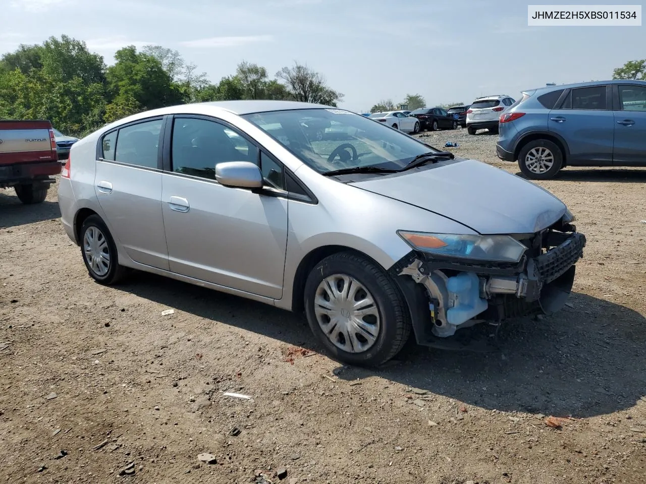 2011 Honda Insight Lx VIN: JHMZE2H5XBS011534 Lot: 69874584