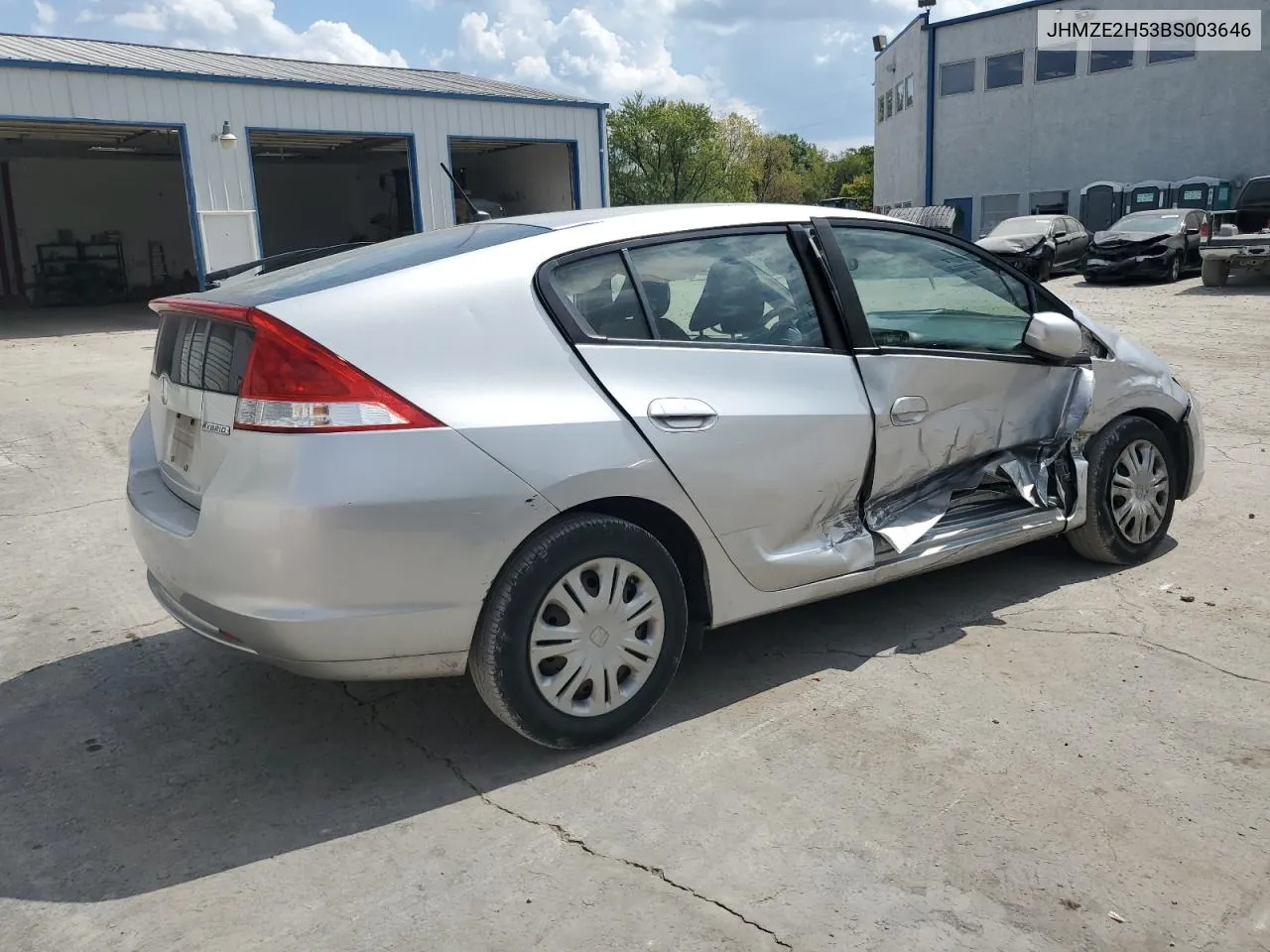 2011 Honda Insight Lx VIN: JHMZE2H53BS003646 Lot: 70030924