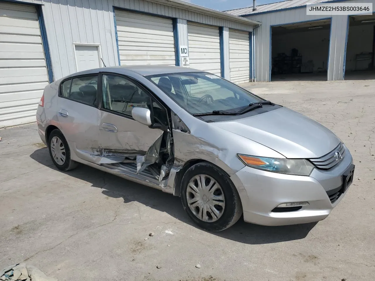 2011 Honda Insight Lx VIN: JHMZE2H53BS003646 Lot: 70030924