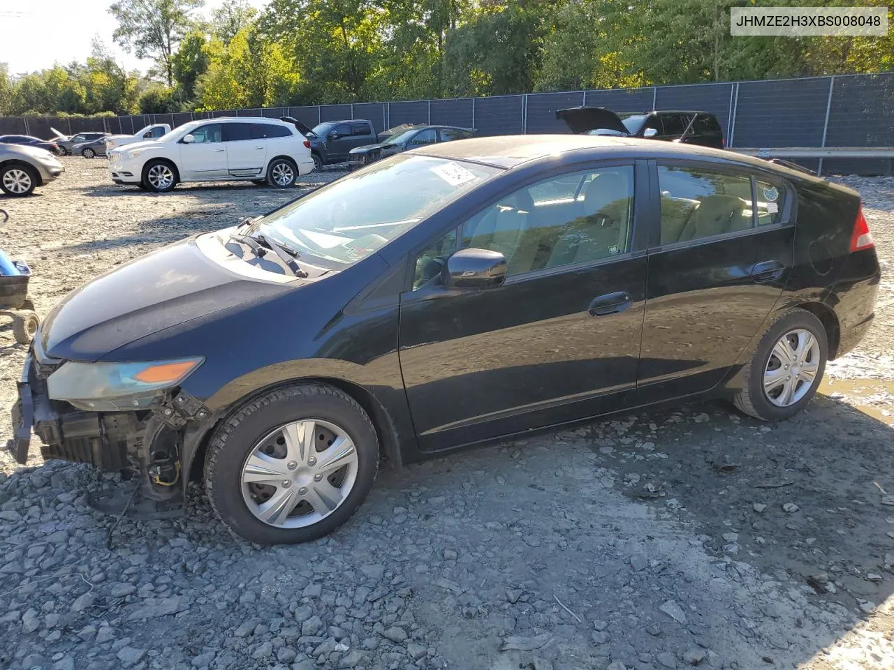 2011 Honda Insight VIN: JHMZE2H3XBS008048 Lot: 70058194