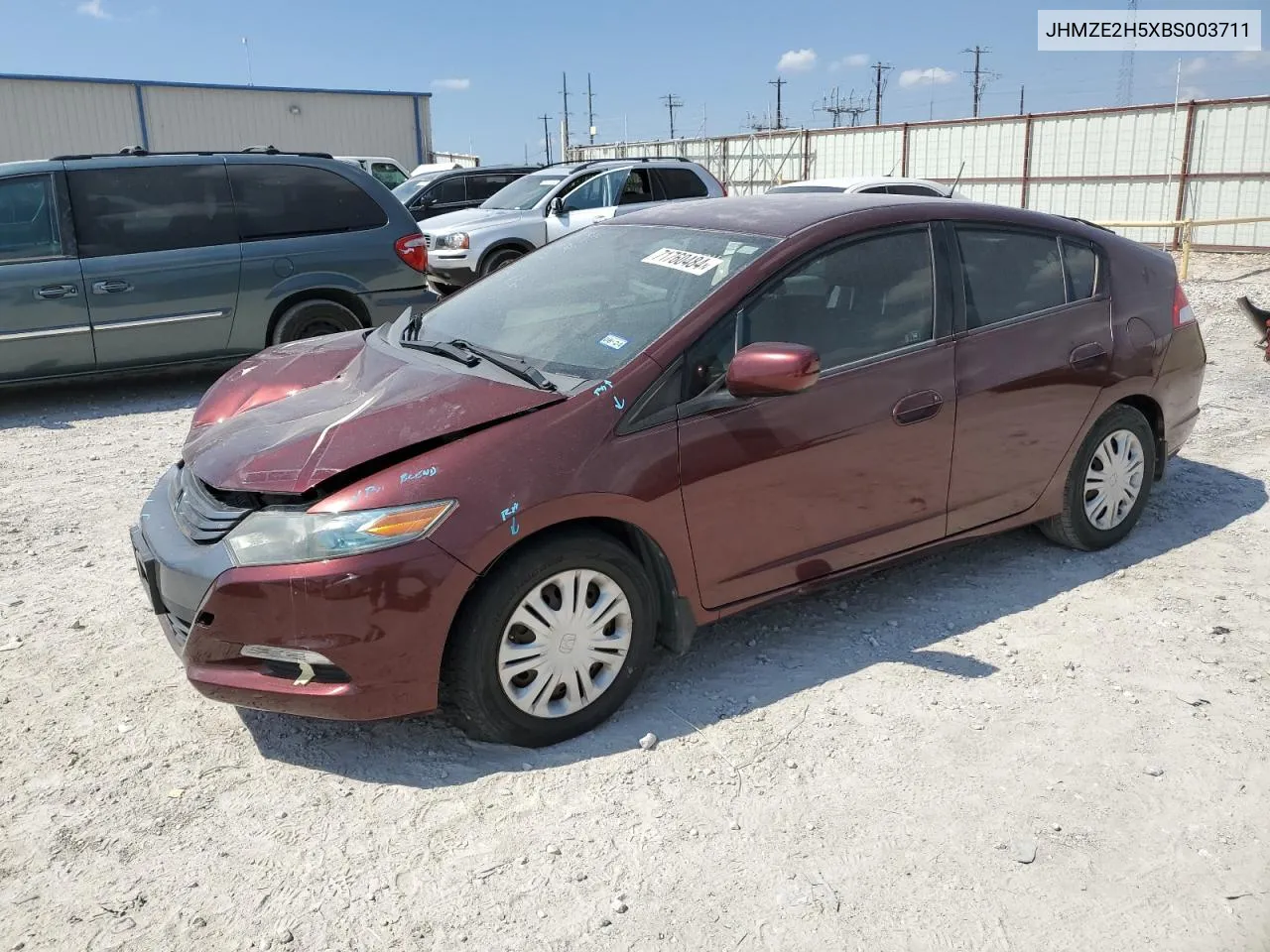 2011 Honda Insight Lx VIN: JHMZE2H5XBS003711 Lot: 71760484