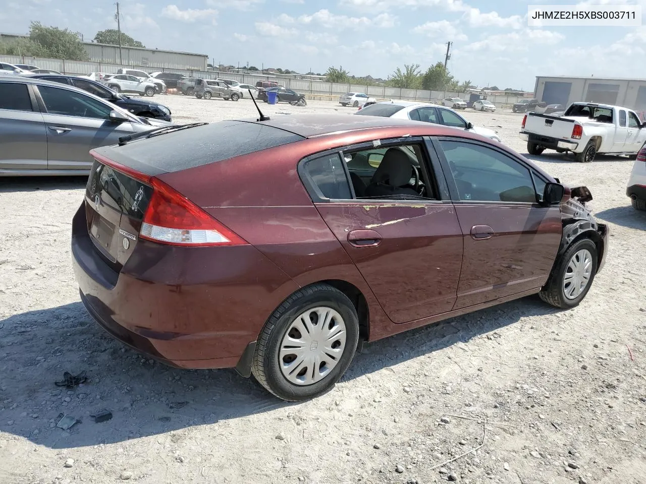 2011 Honda Insight Lx VIN: JHMZE2H5XBS003711 Lot: 71760484