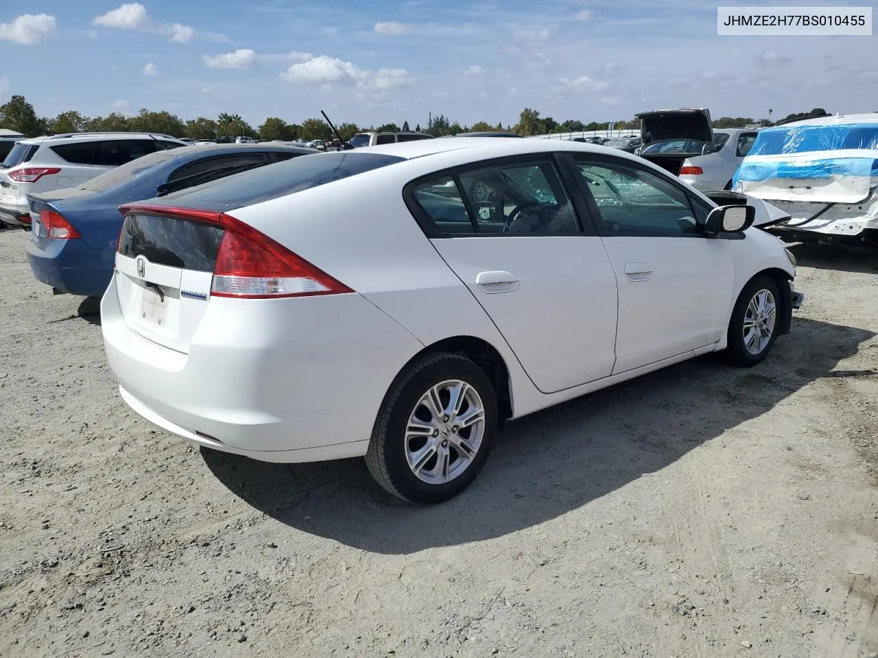 2011 Honda Insight Ex VIN: JHMZE2H77BS010455 Lot: 71838114