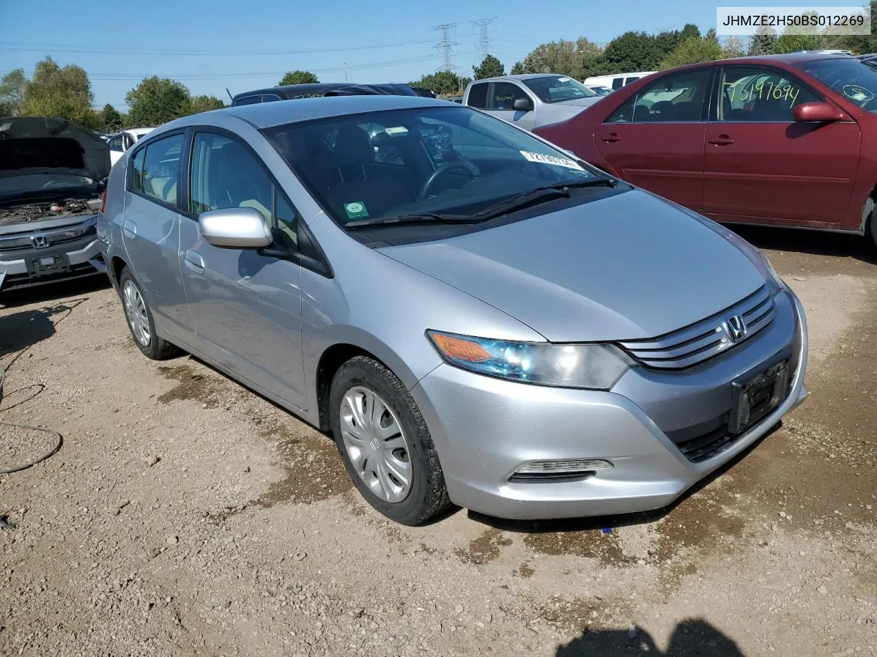 2011 Honda Insight Lx VIN: JHMZE2H50BS012269 Lot: 72790734