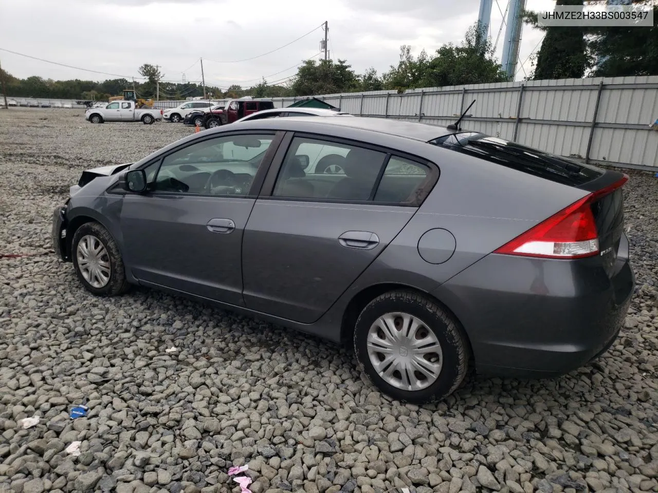 2011 Honda Insight VIN: JHMZE2H33BS003547 Lot: 73825754