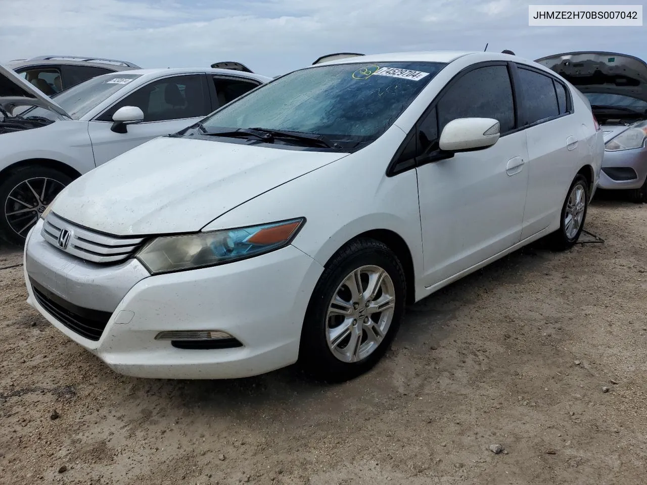 2011 Honda Insight Ex VIN: JHMZE2H70BS007042 Lot: 74529704