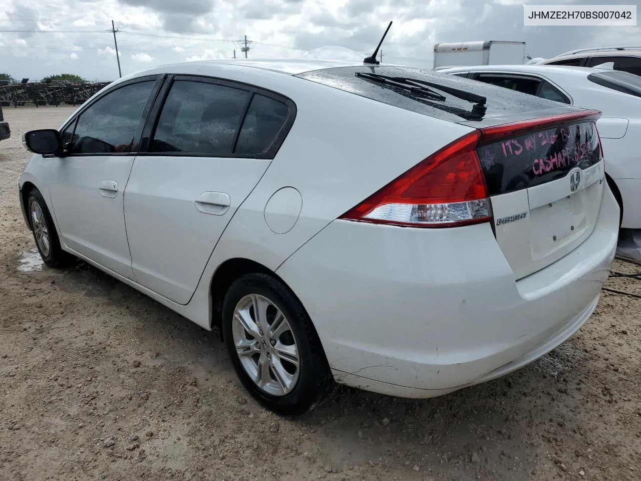 2011 Honda Insight Ex VIN: JHMZE2H70BS007042 Lot: 74529704