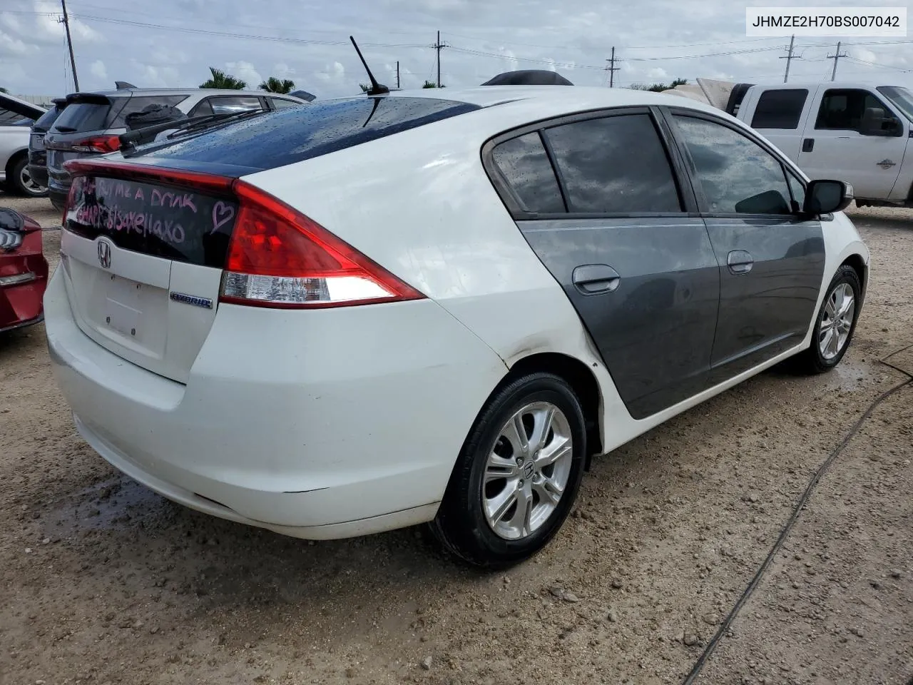 2011 Honda Insight Ex VIN: JHMZE2H70BS007042 Lot: 74529704