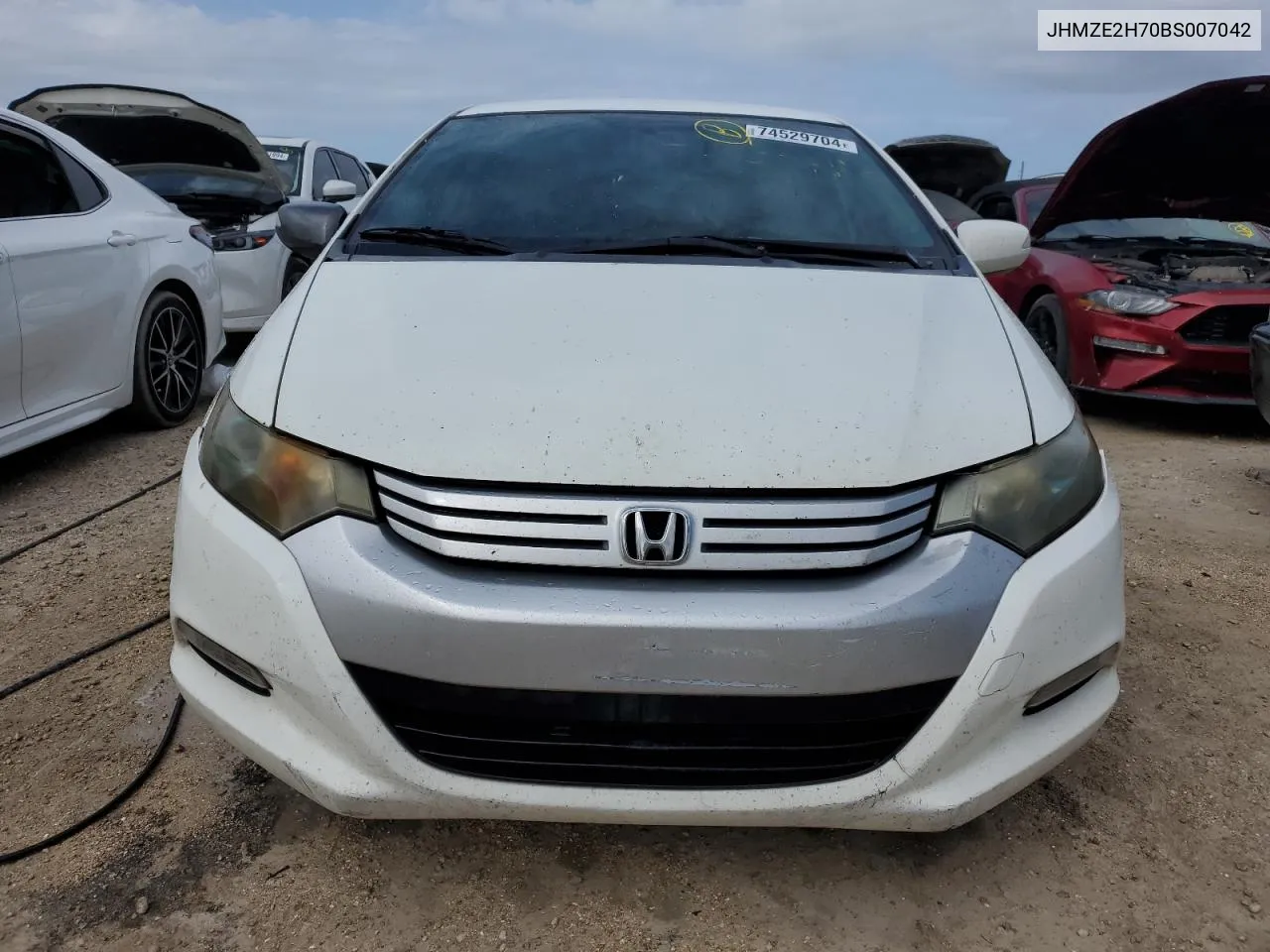 2011 Honda Insight Ex VIN: JHMZE2H70BS007042 Lot: 74529704