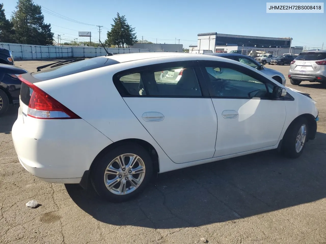 2011 Honda Insight Ex VIN: JHMZE2H72BS008418 Lot: 74696154