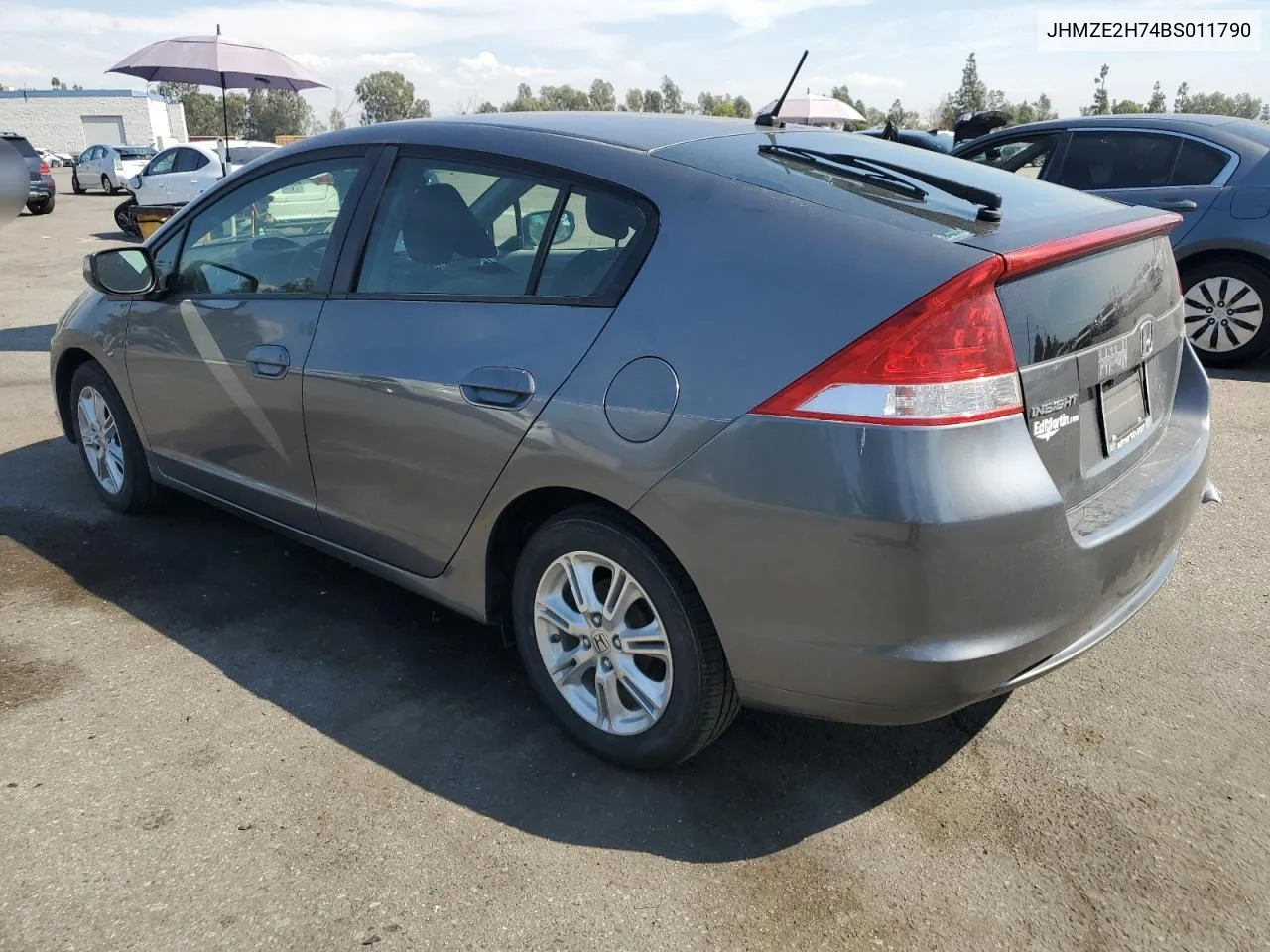 2011 Honda Insight Ex VIN: JHMZE2H74BS011790 Lot: 75060284