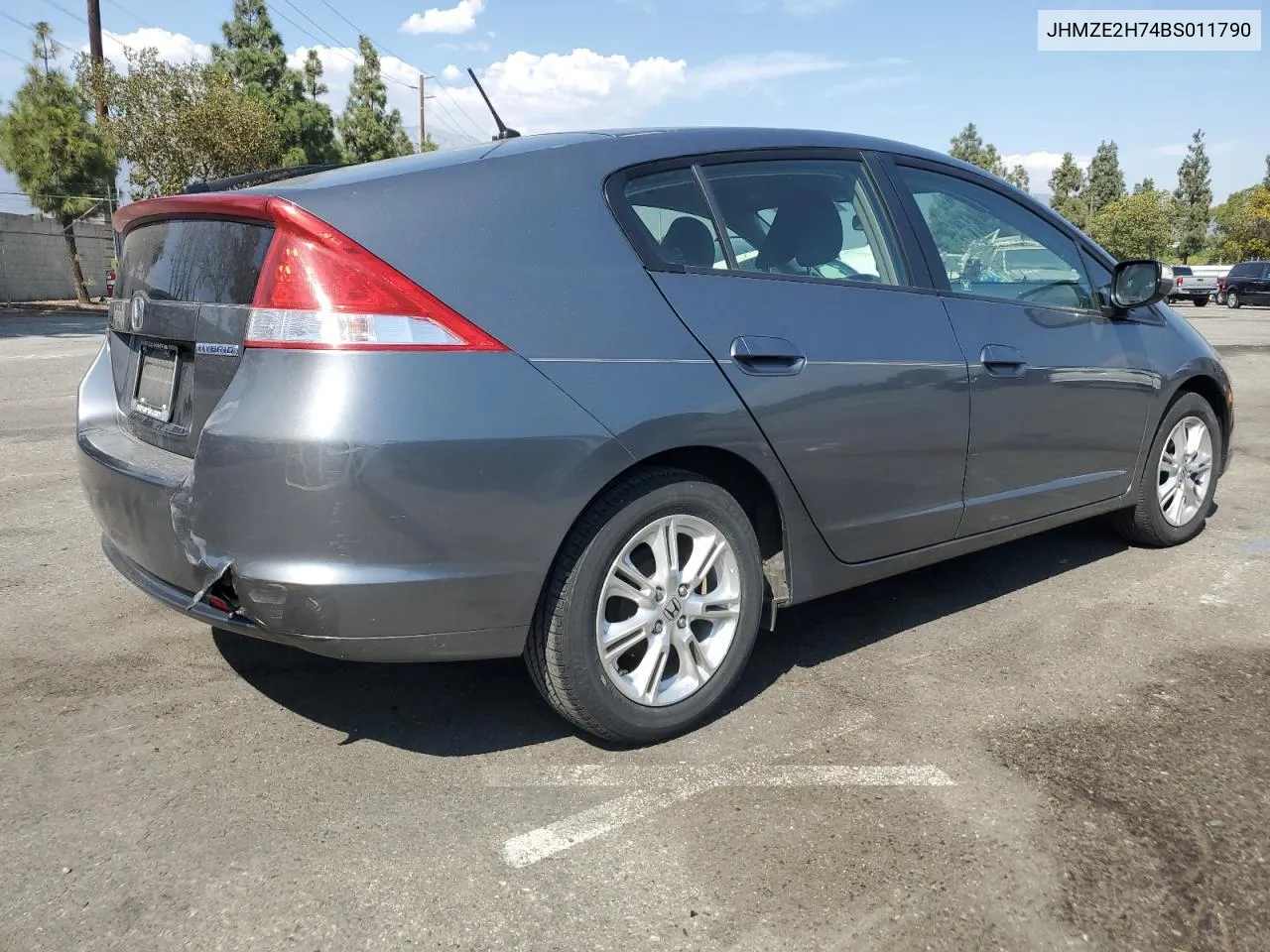 2011 Honda Insight Ex VIN: JHMZE2H74BS011790 Lot: 75060284