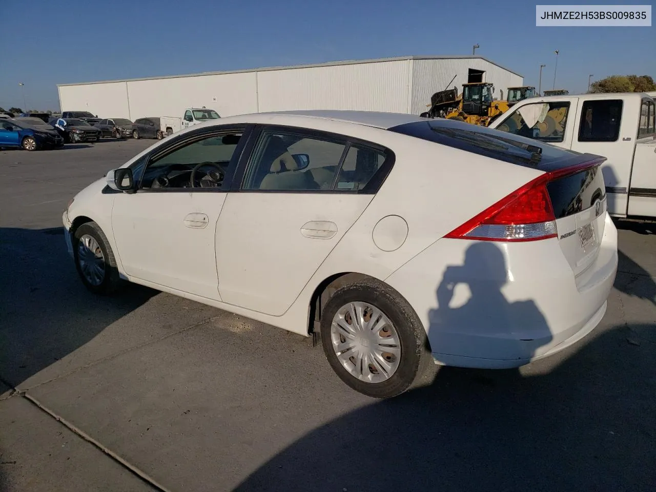 2011 Honda Insight Lx VIN: JHMZE2H53BS009835 Lot: 75063834