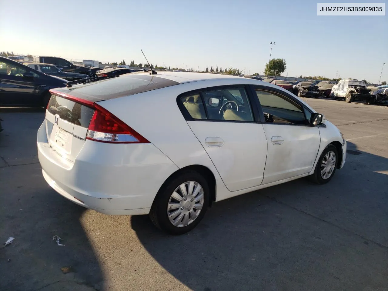 2011 Honda Insight Lx VIN: JHMZE2H53BS009835 Lot: 75063834