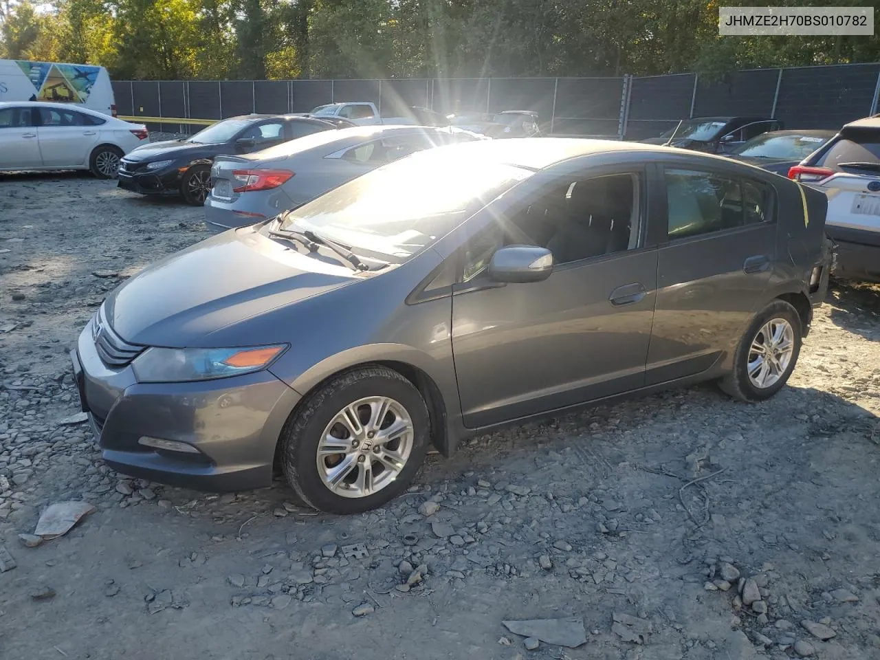 2011 Honda Insight Ex VIN: JHMZE2H70BS010782 Lot: 75535654