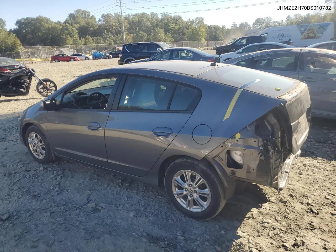 2011 Honda Insight Ex VIN: JHMZE2H70BS010782 Lot: 75535654