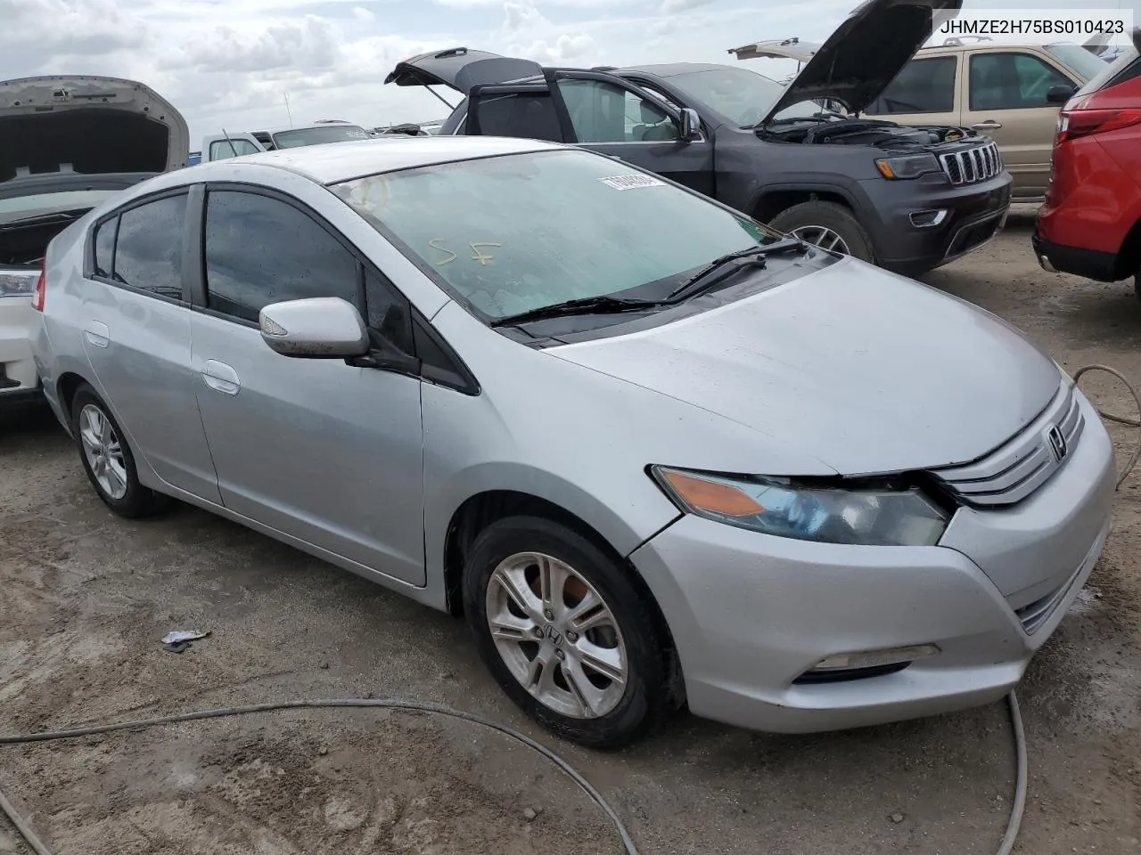 2011 Honda Insight Ex VIN: JHMZE2H75BS010423 Lot: 76048384