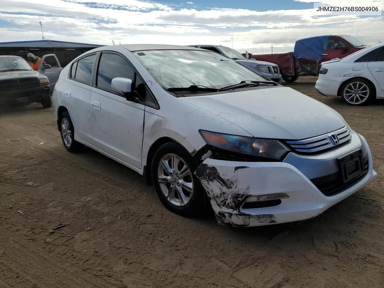 2011 Honda Insight Ex VIN: JHMZE2H76BS004906 Lot: 76826104