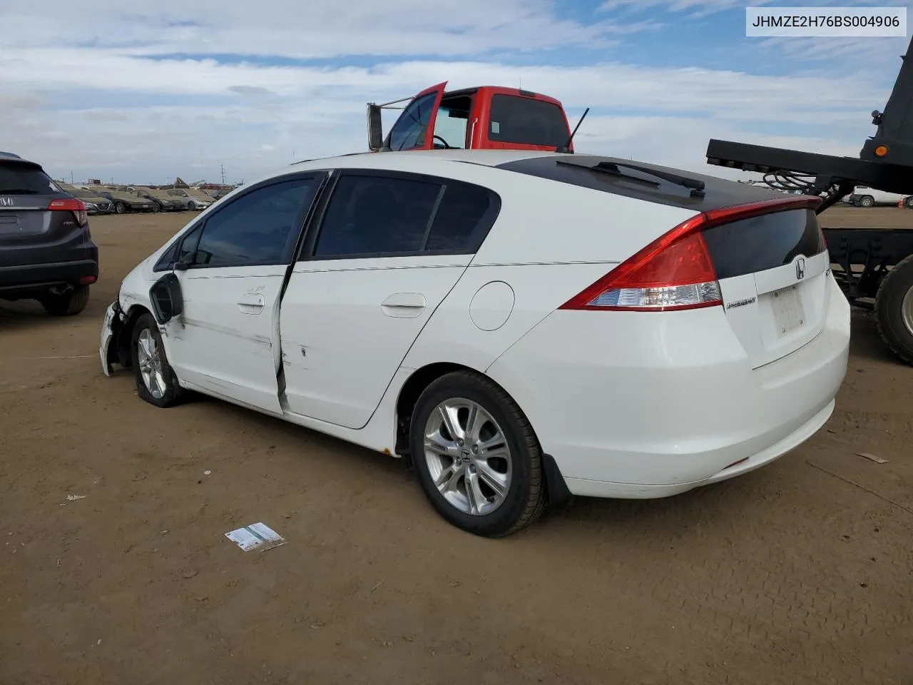 2011 Honda Insight Ex VIN: JHMZE2H76BS004906 Lot: 76826104