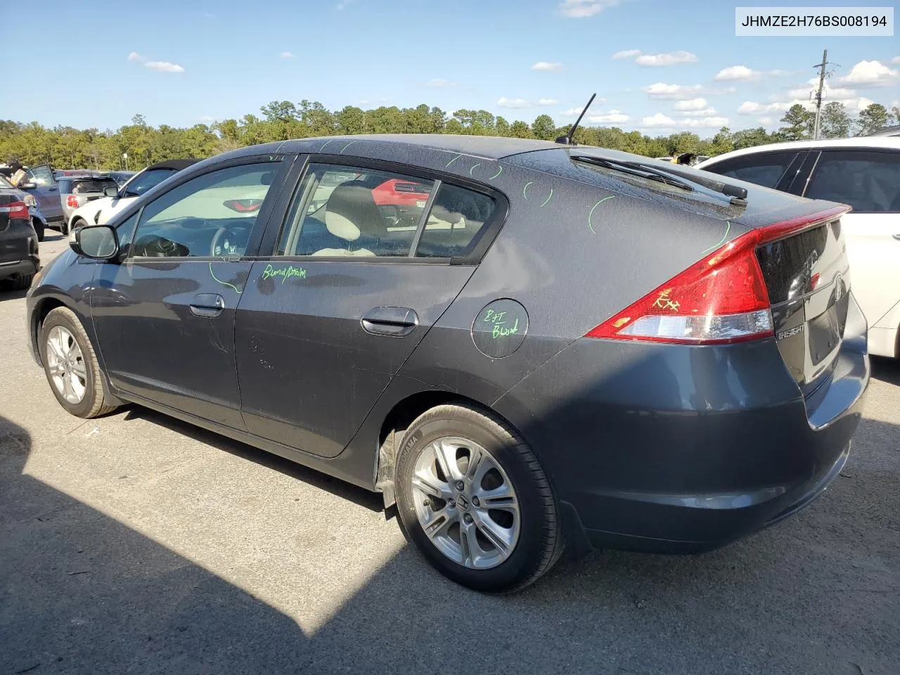 2011 Honda Insight Ex VIN: JHMZE2H76BS008194 Lot: 77133054