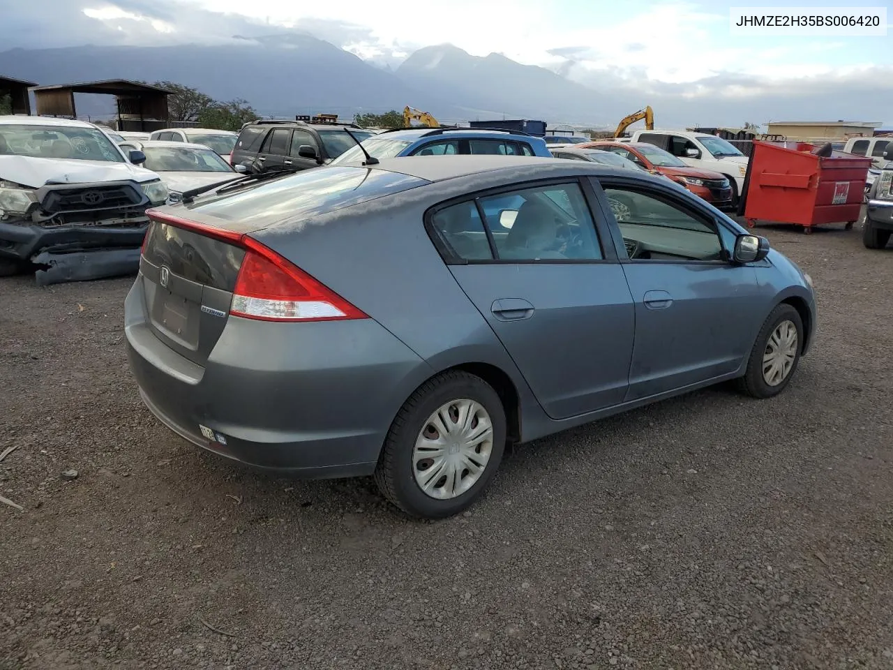 2011 Honda Insight VIN: JHMZE2H35BS006420 Lot: 78502184