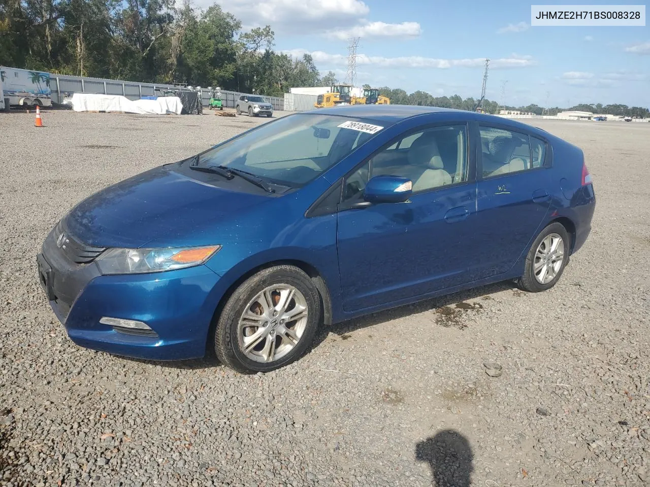 2011 Honda Insight Ex VIN: JHMZE2H71BS008328 Lot: 78918044