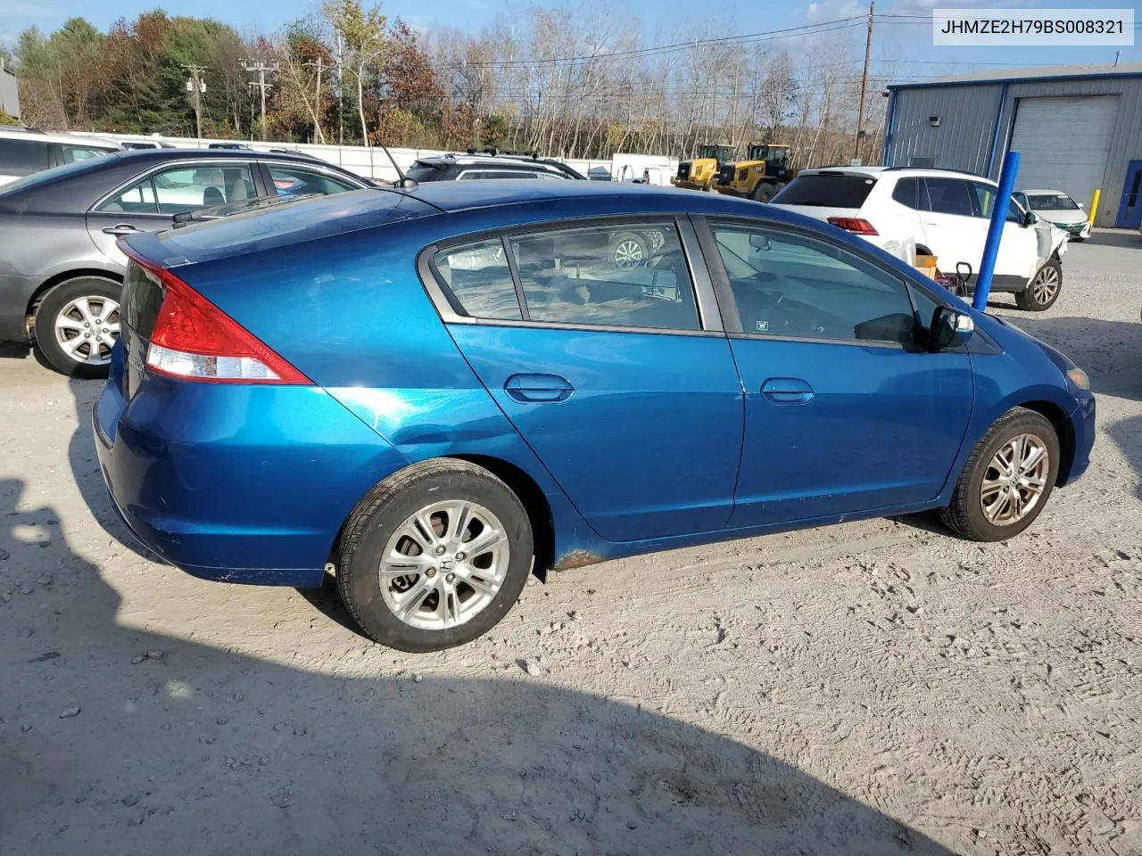 2011 Honda Insight Ex VIN: JHMZE2H79BS008321 Lot: 79298004