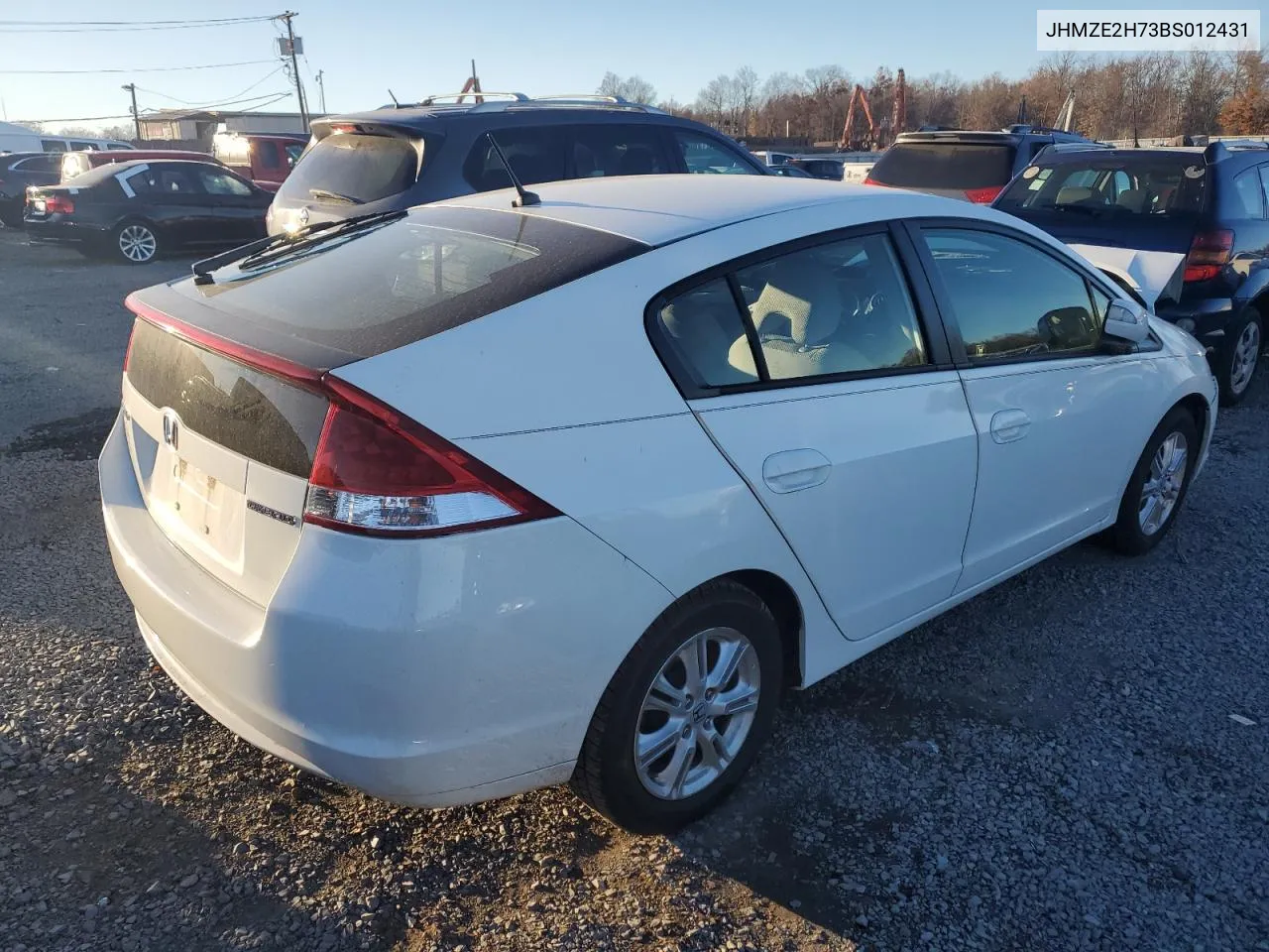 2011 Honda Insight Ex VIN: JHMZE2H73BS012431 Lot: 79310154