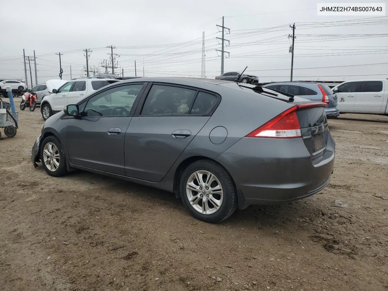 2011 Honda Insight Ex VIN: JHMZE2H74BS007643 Lot: 79749464