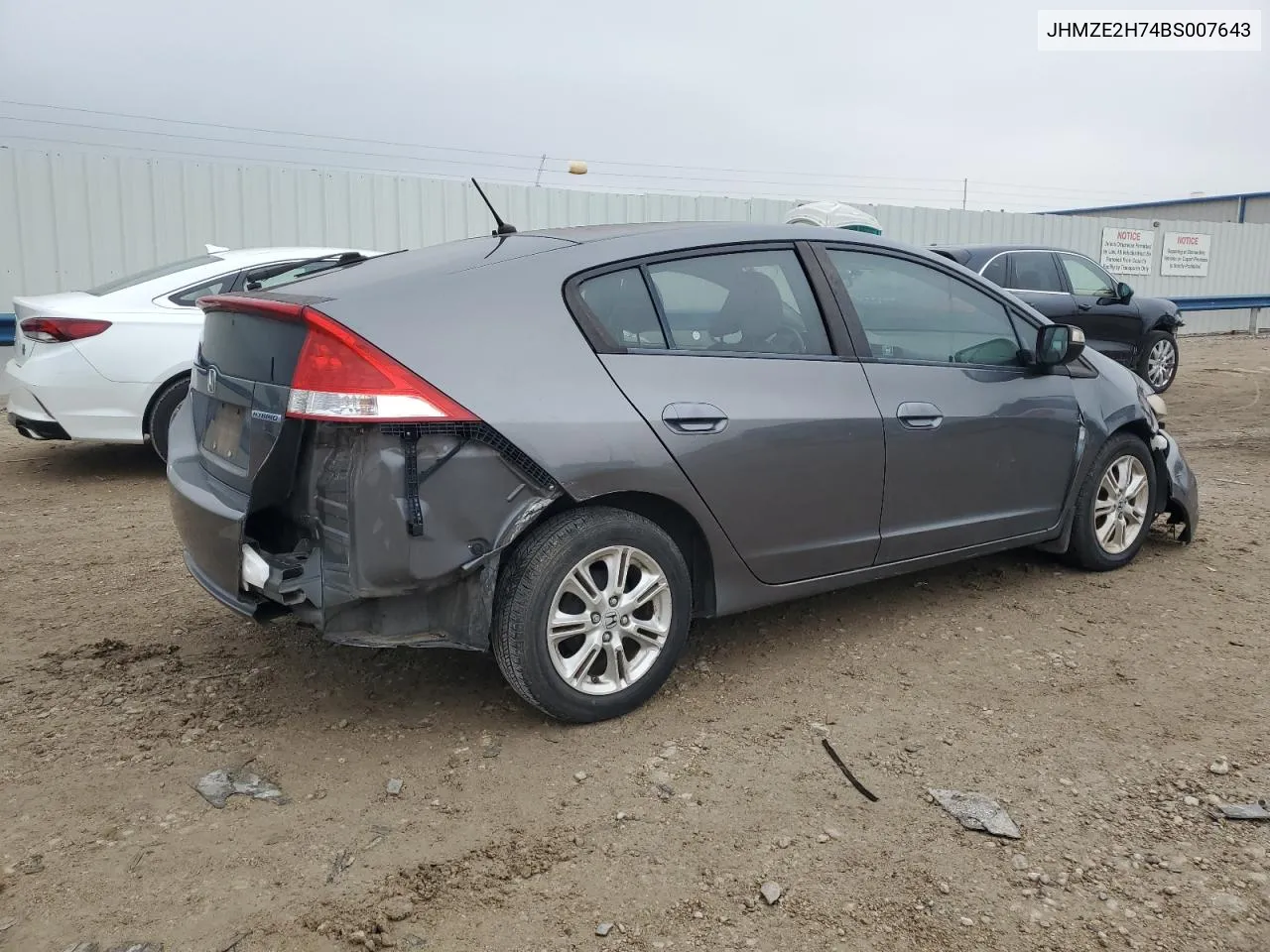 2011 Honda Insight Ex VIN: JHMZE2H74BS007643 Lot: 79749464