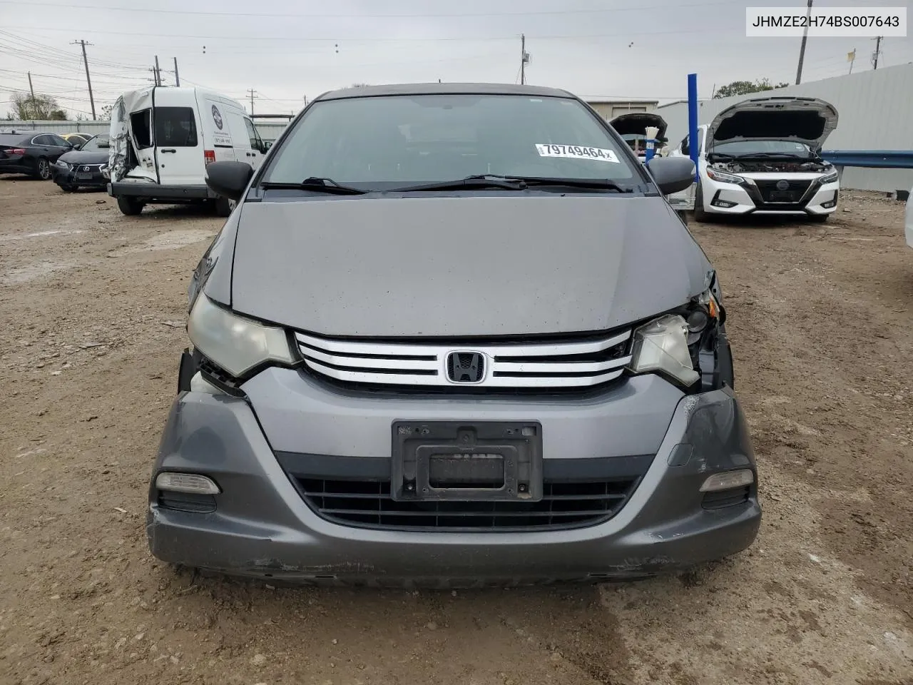 2011 Honda Insight Ex VIN: JHMZE2H74BS007643 Lot: 79749464