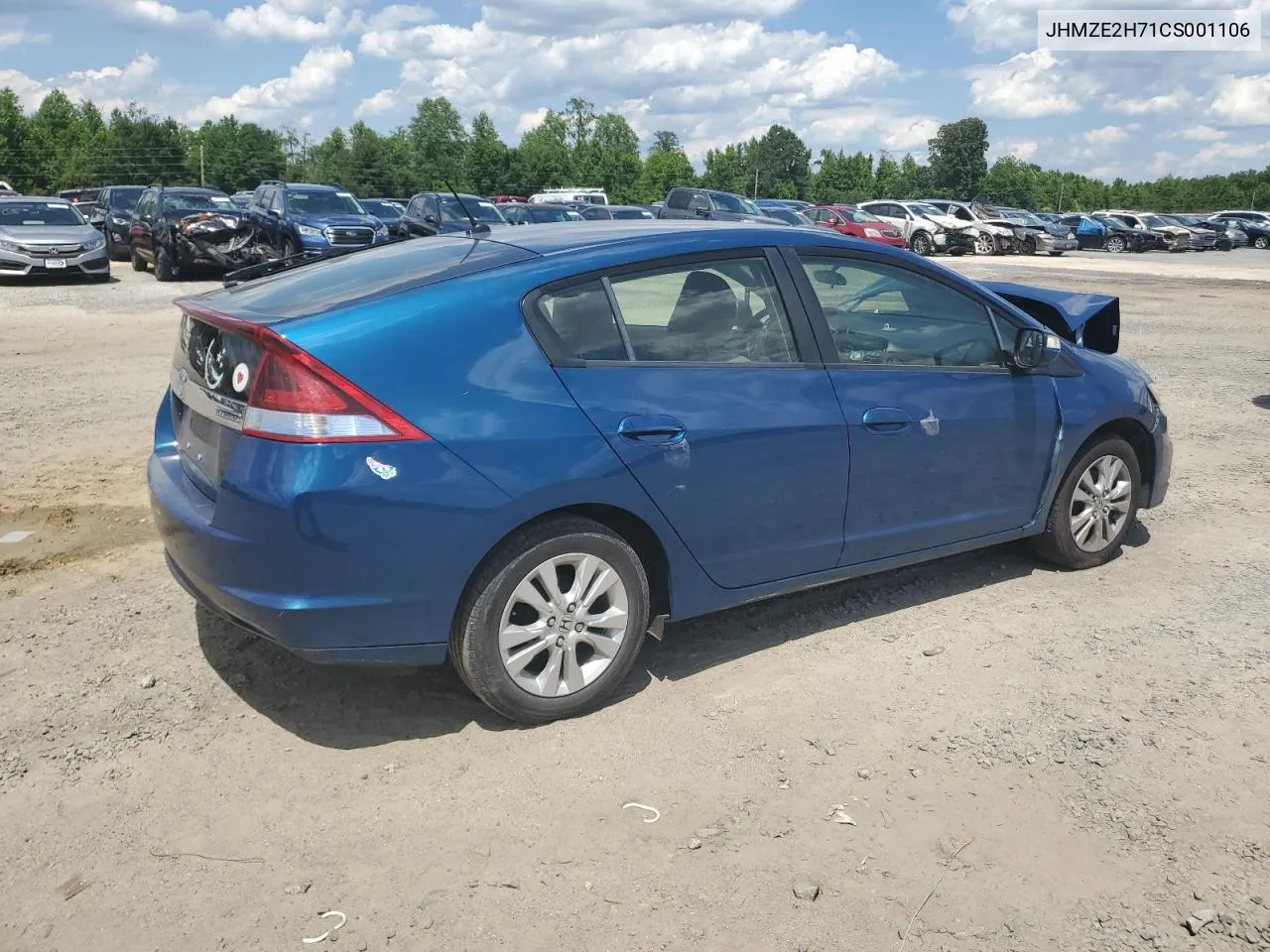 JHMZE2H71CS001106 2012 Honda Insight Ex